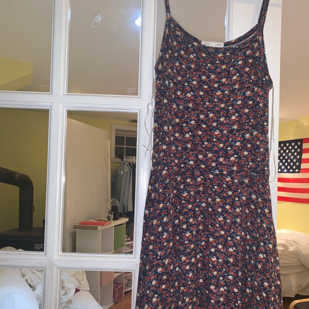 Floral strapped  dress